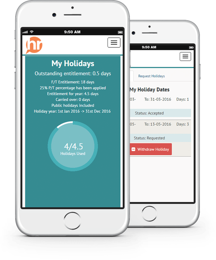 Mobile app access HR software on mobile myhrtoolkit
